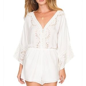 Amuse society white romper
